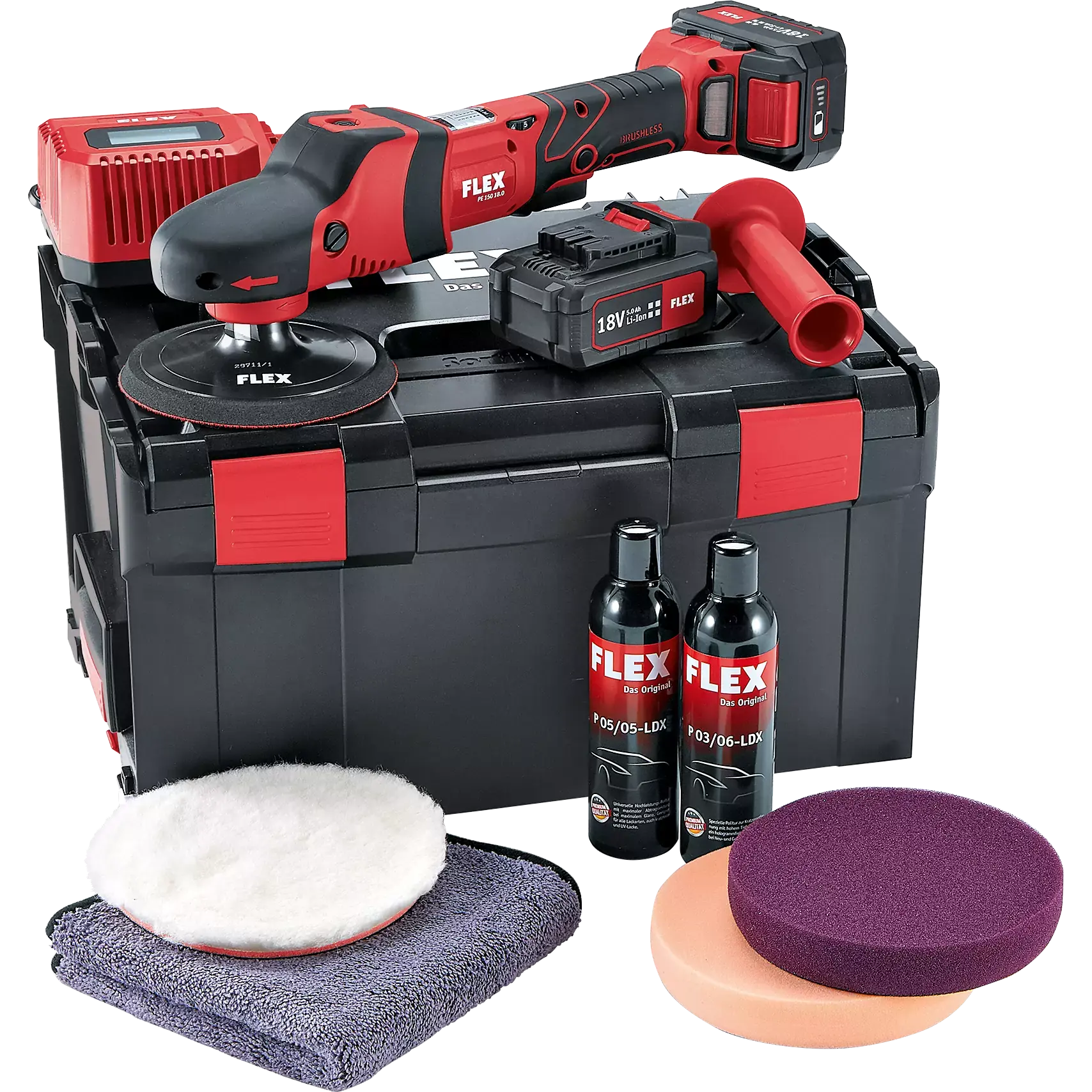 PE 150 18.0-EC (Polisseuse Rotative sur batterie 18,0 V) - FLEX