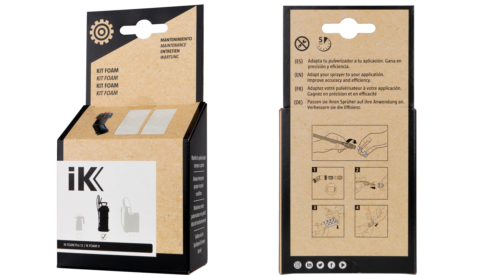 Kit Ik Foam 9 / Pro 12 - IK
