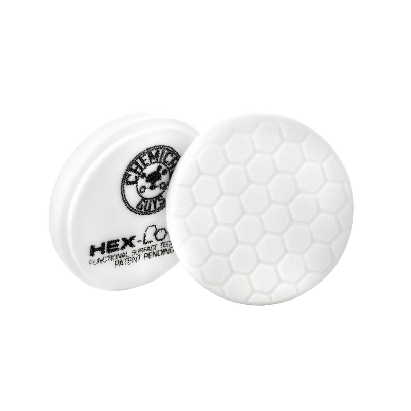 Hex-Logic Ligth-Medium Polishing Pad White (6,5") - CHEMICAL GUYS