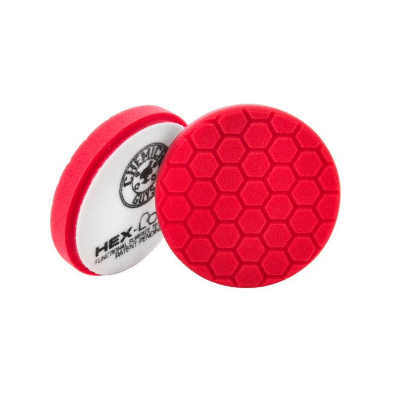 Red Hex-Logic Ultra Light Finishing Pad (5" & 6") - CHEMICAL GUYS