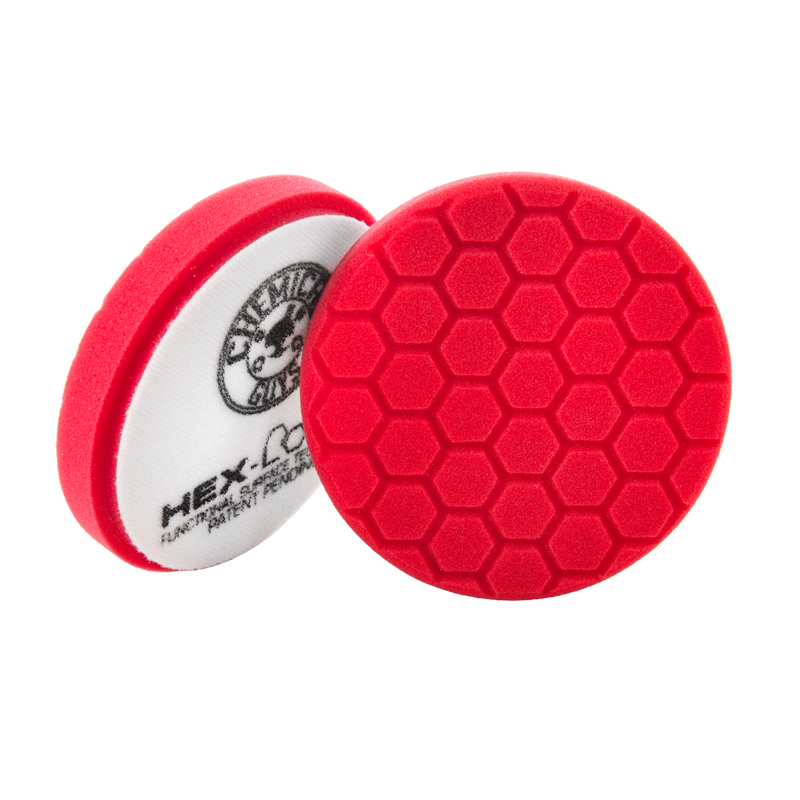 Red Hex-Logic Ultra Light Finishing Pad (5" & 6") - CHEMICAL GUYS