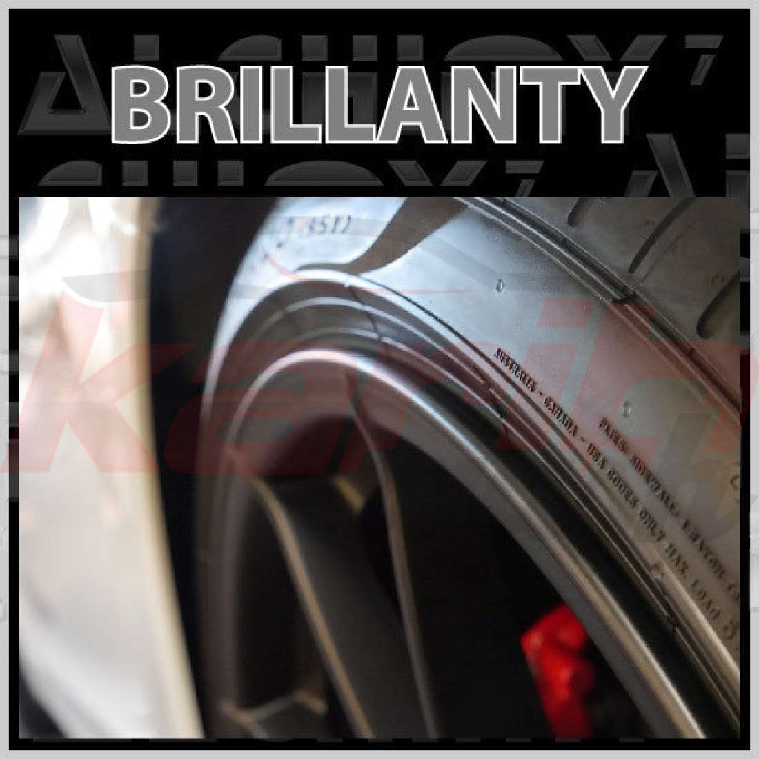 Brillanty Dressing pour pneus et plastiques - ALCHIMY7 - KARIBWASH