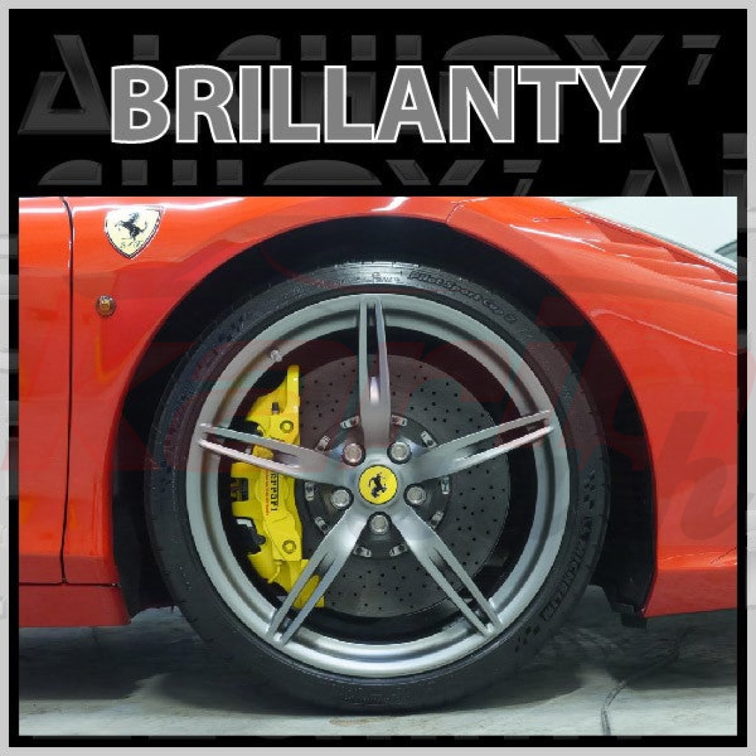 Brillanty Dressing pour pneus et plastiques - ALCHIMY7 - KARIBWASH