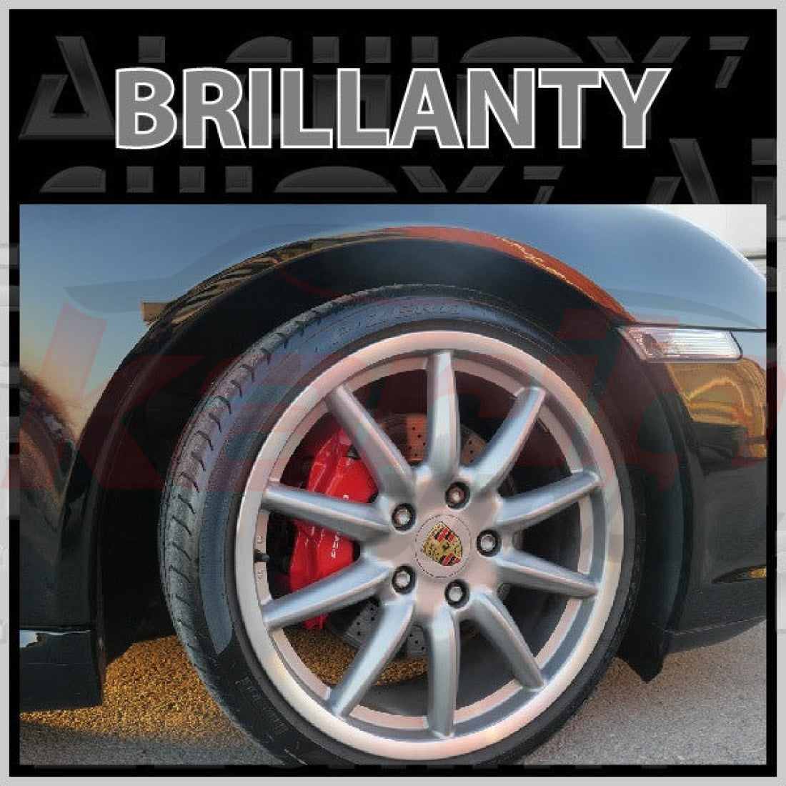 Brillanty Dressing pour pneus et plastiques - ALCHIMY7 - KARIBWASH