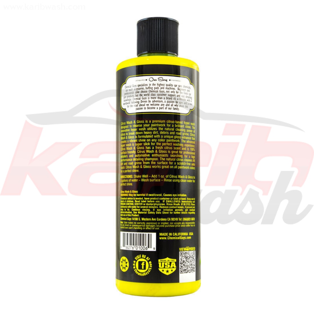 Citrus Wash & Gloss - CHEMICAL GUYS - KARIBWASH