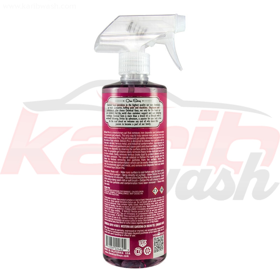 Decon Pro - Decontamination & Iron Remover - CHEMICAL GUYS - KARIBWASH