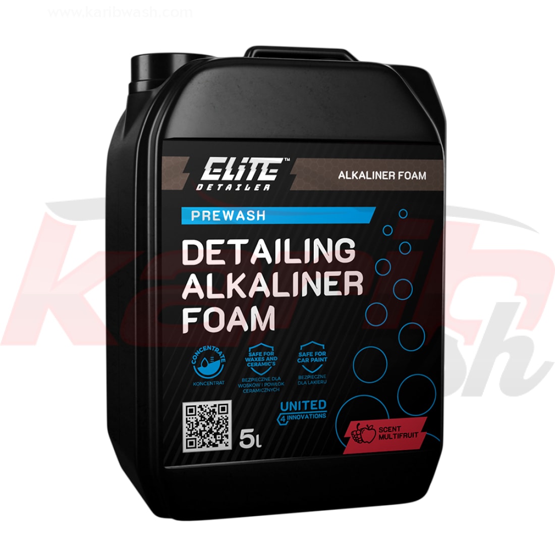Detailing Alkaliner Foam - Mousse active pH alcaline - ELITE DETAILER - KARIBWASH