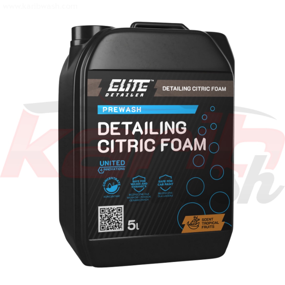 Detailing Citric Foam - Mousse active acide de lavage voiture - ELITE DETAILER - KARIBWASH