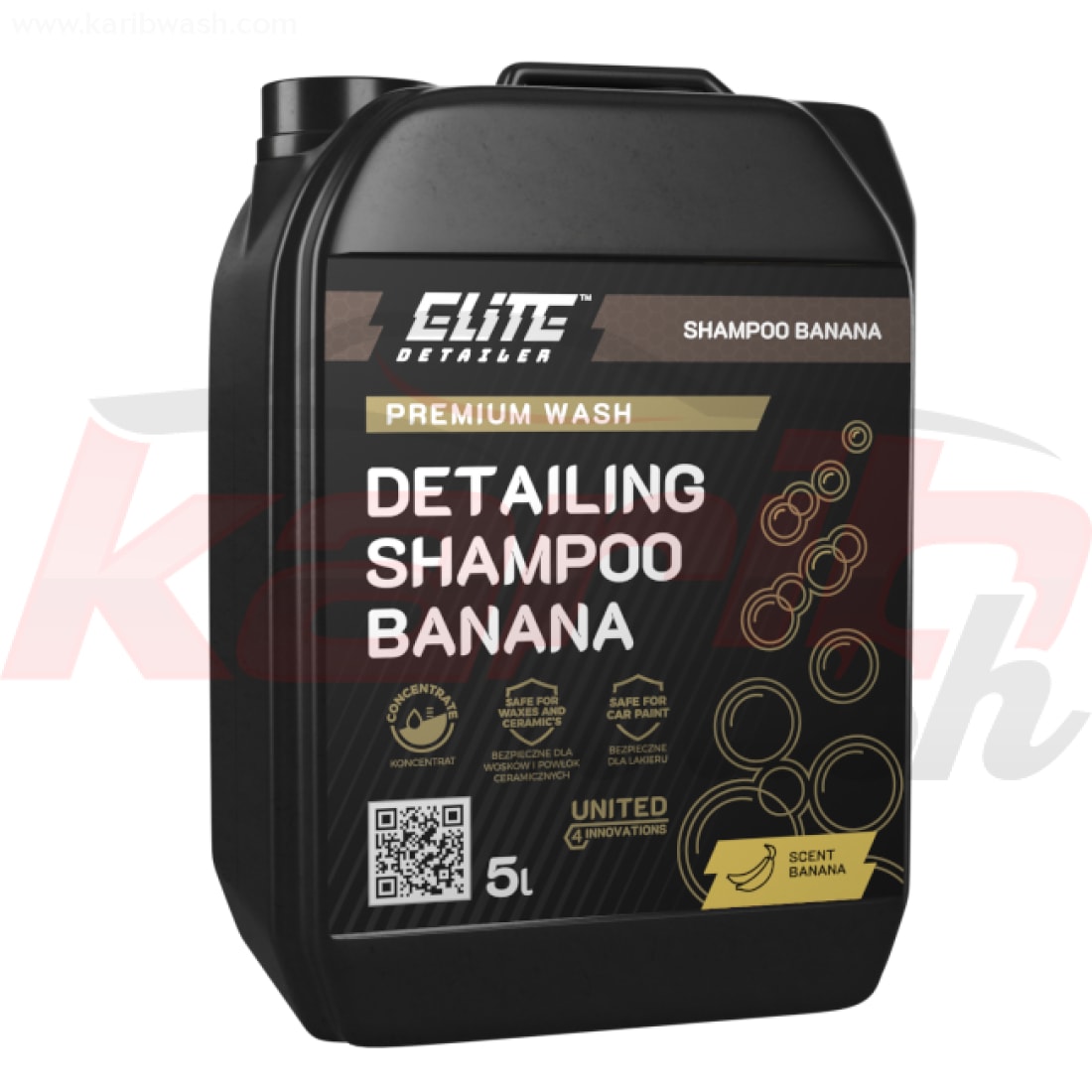 Detailing Shampoo Banana - Shampooing pour lavage de voiture - ELITE DETAILER - KARIBWASH