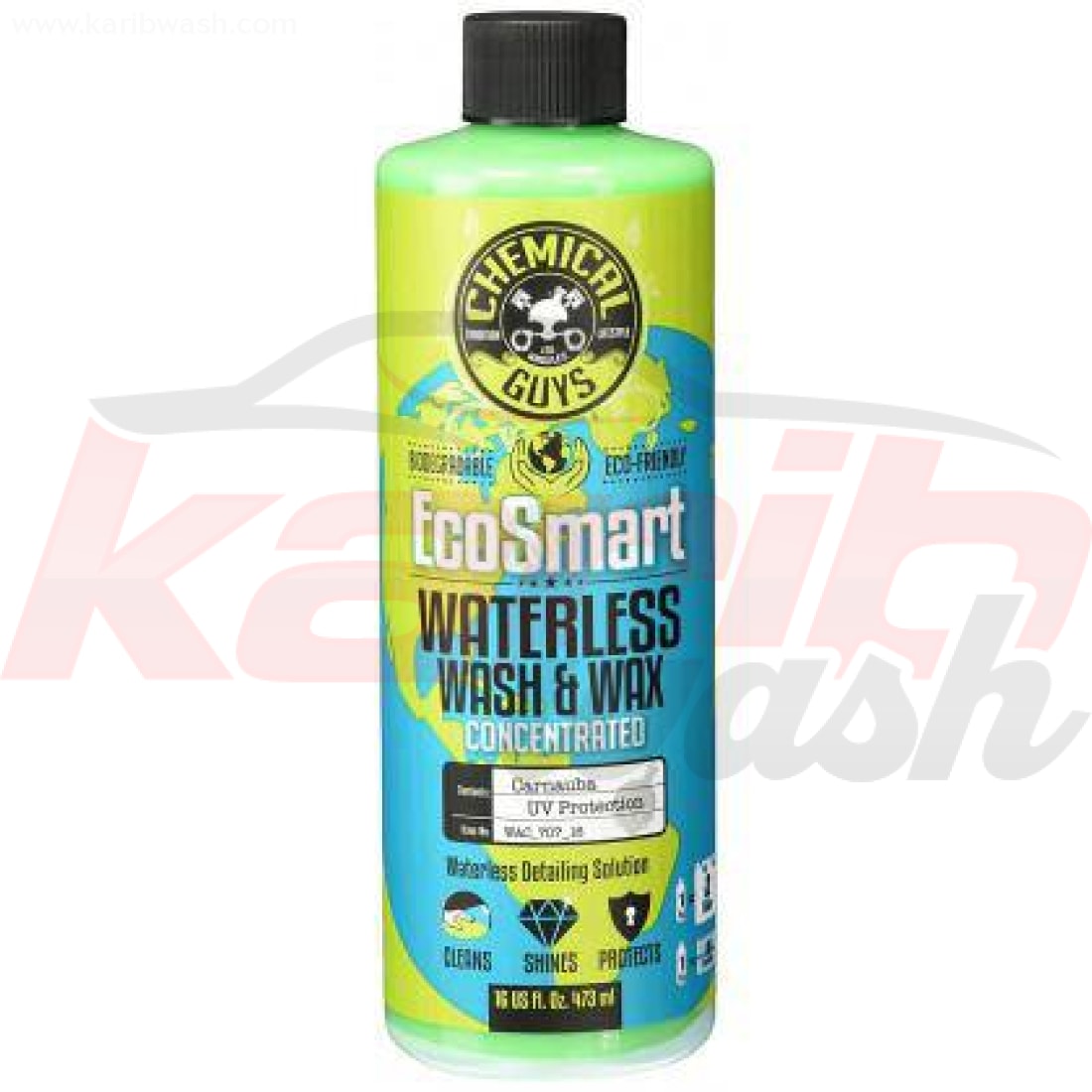 Ecosmart - Waterless Car Detailing System (Ultra Concentré) - CHEMICAL GUYS - KARIBWASH