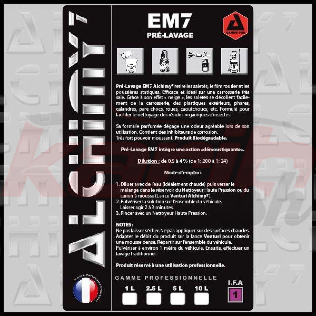 EM7 Prélavage - ALCHIMY7 - KARIBWASH