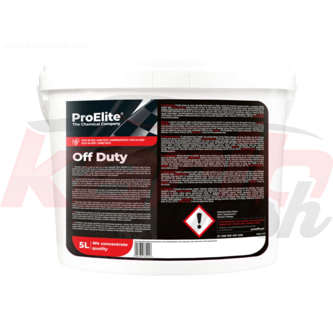 Off Duty - Pâte de Lavage des Mains - PROELITE - KARIBWASH