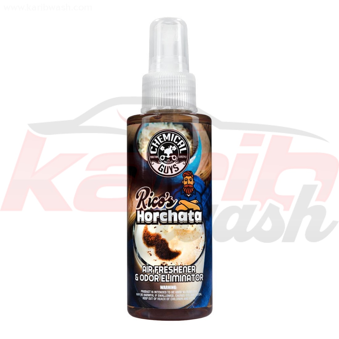 Rico's Horchata Scent Air Freshener and Odor Eliminator (4 oz) - CHEMICAL GUYS - KARIBWASH