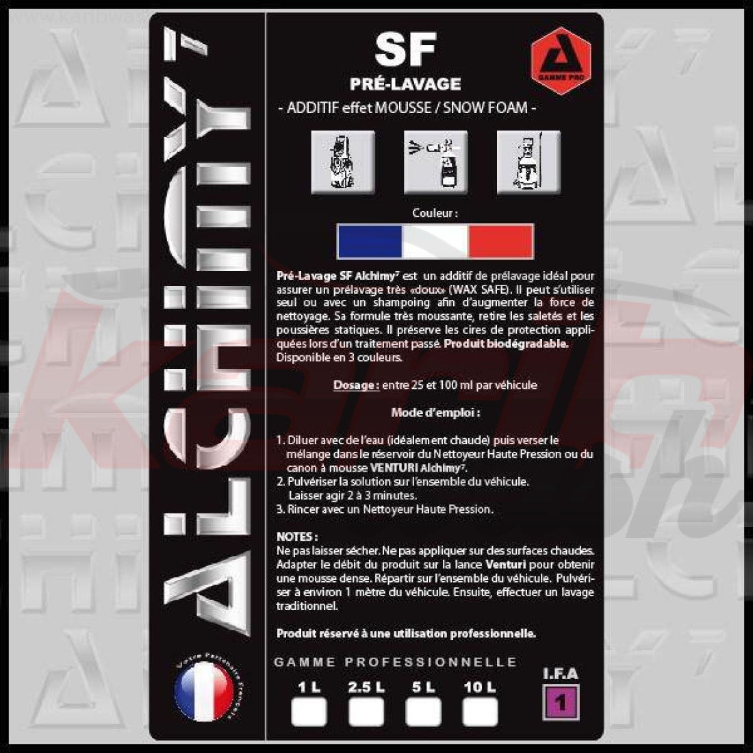 SF Rouge Prélavage - ALCHIMY7 - KARIBWASH