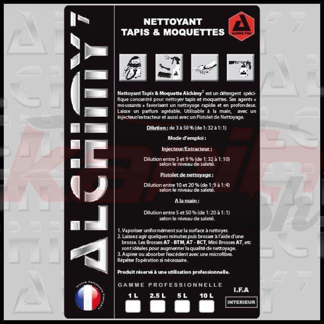 TM7 - Nettoyant Tapis & Moquettes - ALCHIMY7 - KARIBWASH