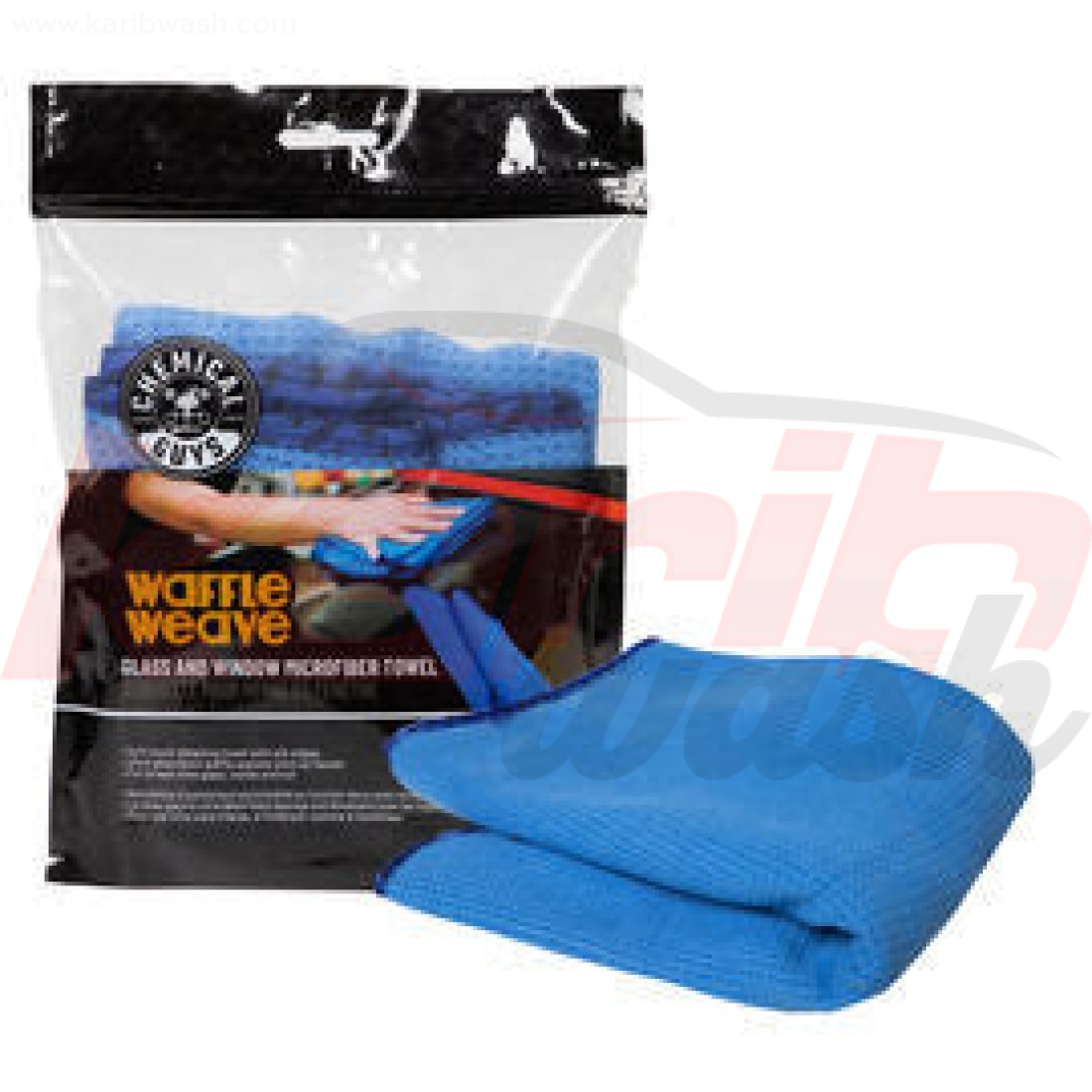 Ultimate Glass And Window Waffle Weave Premium Microfiber Towel - CHEMICAL GUYS - KARIBWASH