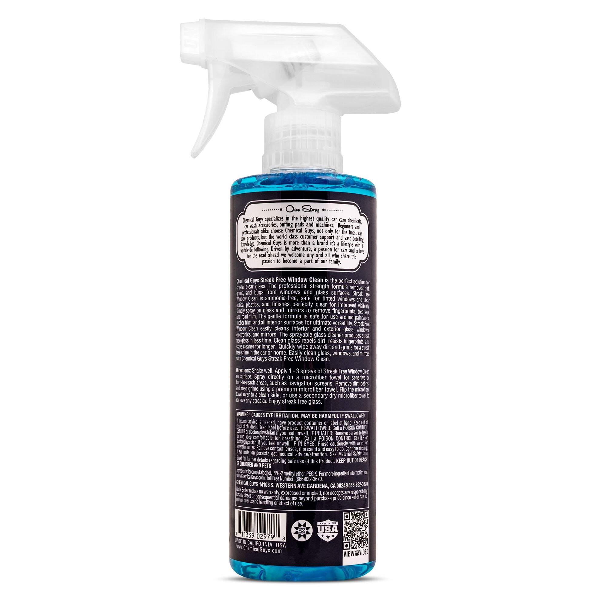 Streak Free Window Clean (16 oz) - CHEMICAL GUYS
