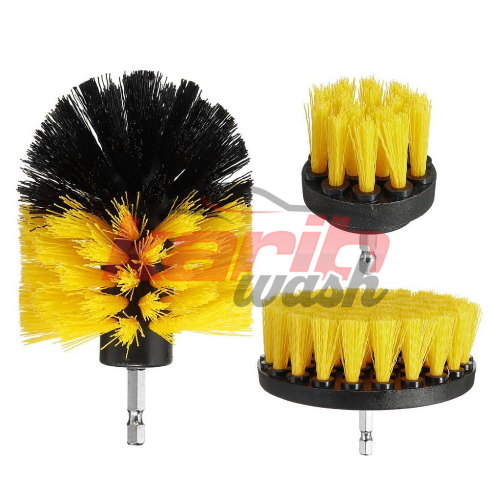 Drill Brush HARD - Lot de 3 - (Brosses pour visseuse/ perceuse). PDXtools