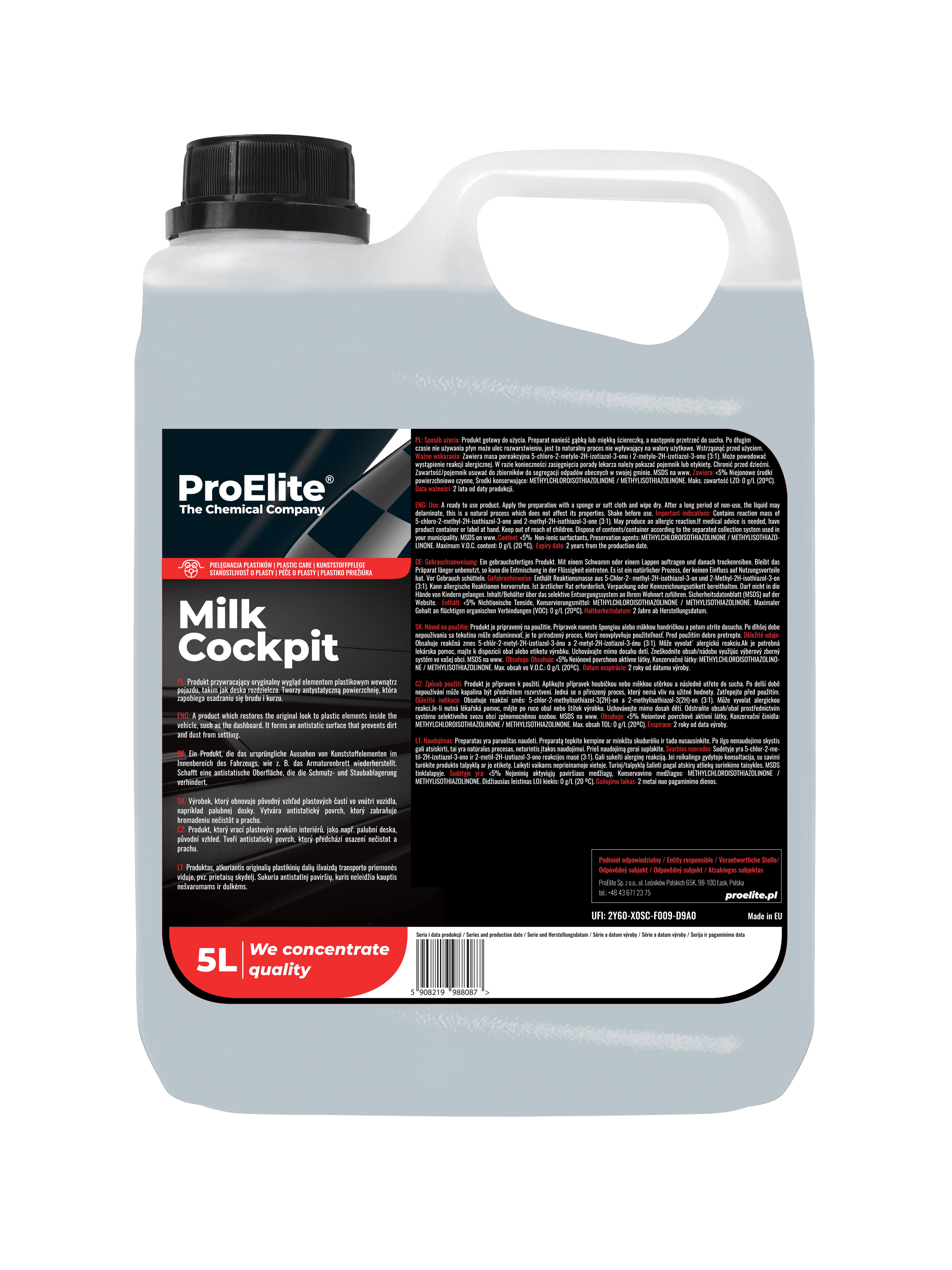 Milk Cockpit - PROELITE