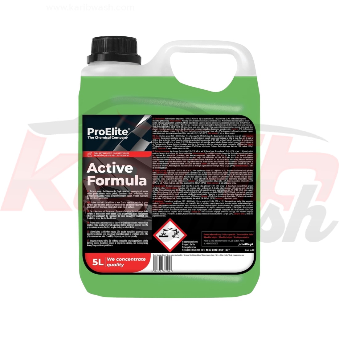 Active Formula - Mousse active enrichie en cire - PROELITE - KARIBWASH