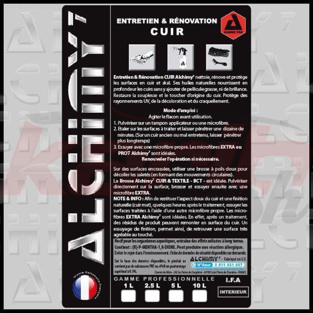 Cuir Pro, Entretien & Rénovation - ALCHIMY7 - KARIBWASH