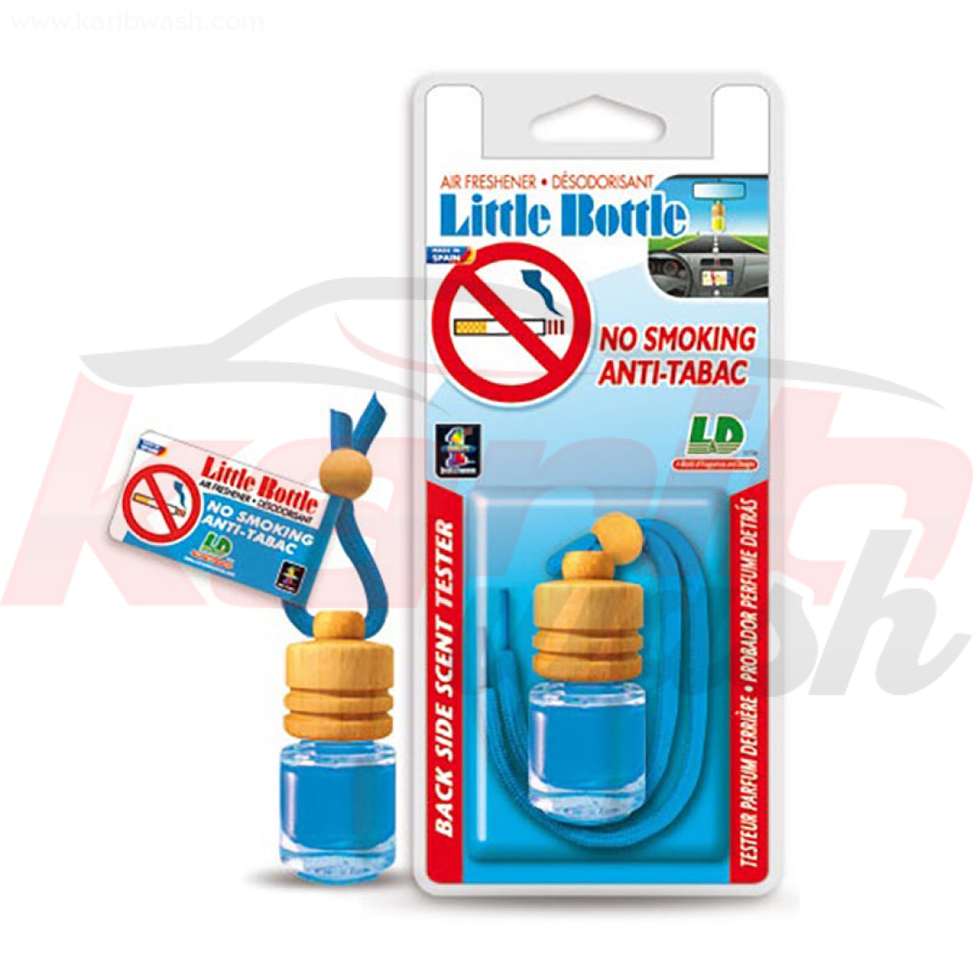 Désodorisant LITTLE BOTTLE Anti-Tabac - KARIBWASH