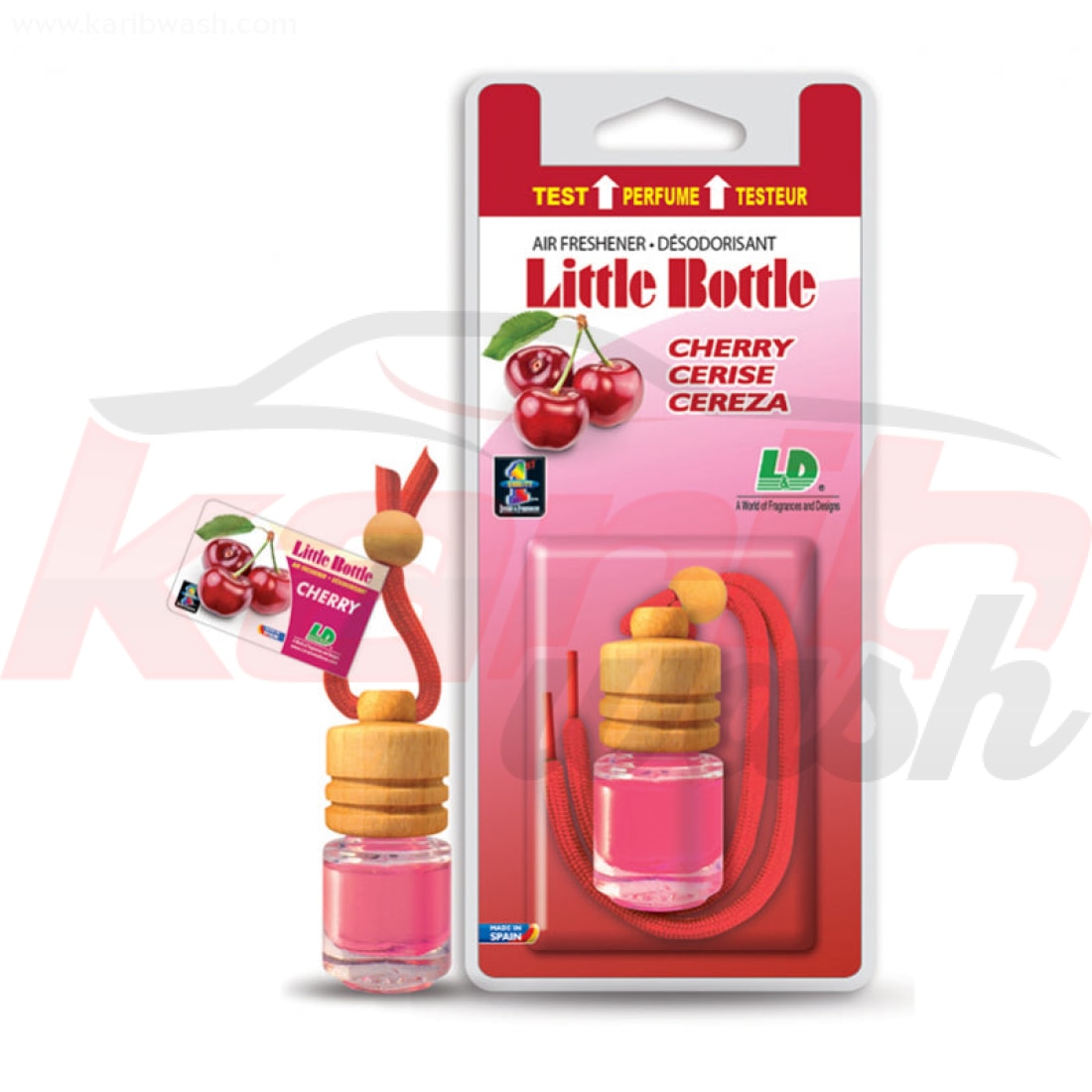 Désodorisant LITTLE BOTTLE Cerise - KARIBWASH