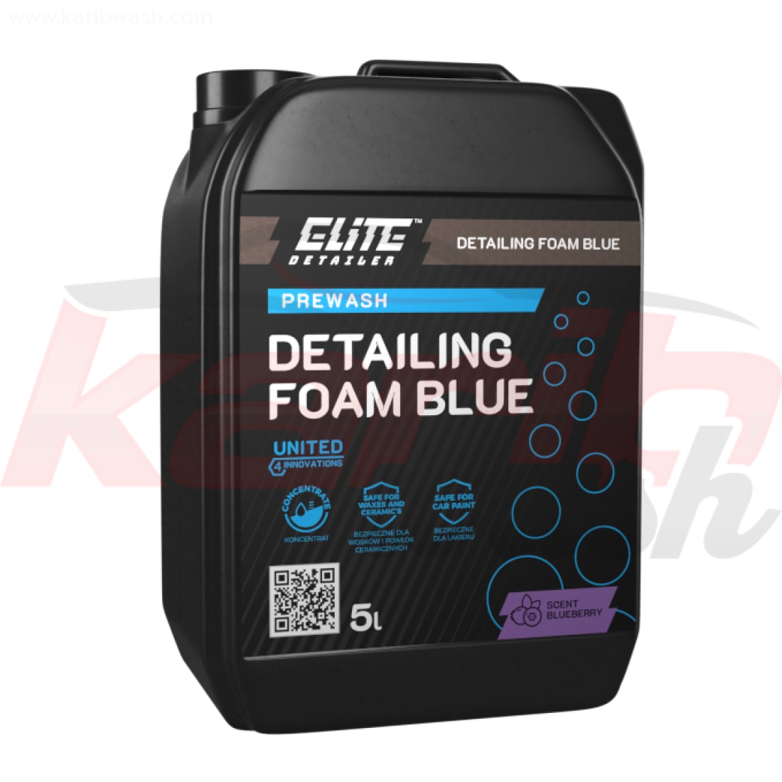 Detailing Foam Blue - Mousse active colorée - ELITE DETAILER - KARIBWASH