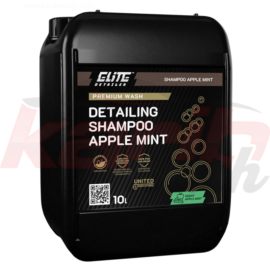 Detailing Shampoo Apple Mint - Shampooing légèrement acide pour lavage de voiture - ELITE DETAILER - KARIBWASH