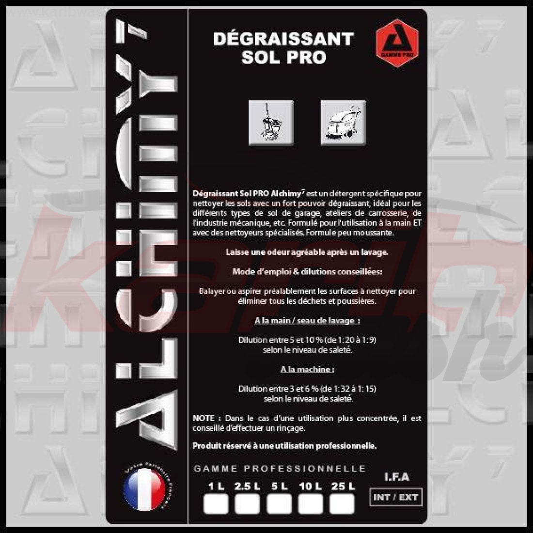 DSP - Dégraissant Sol Pro - ALCHIMY7 - KARIBWASH