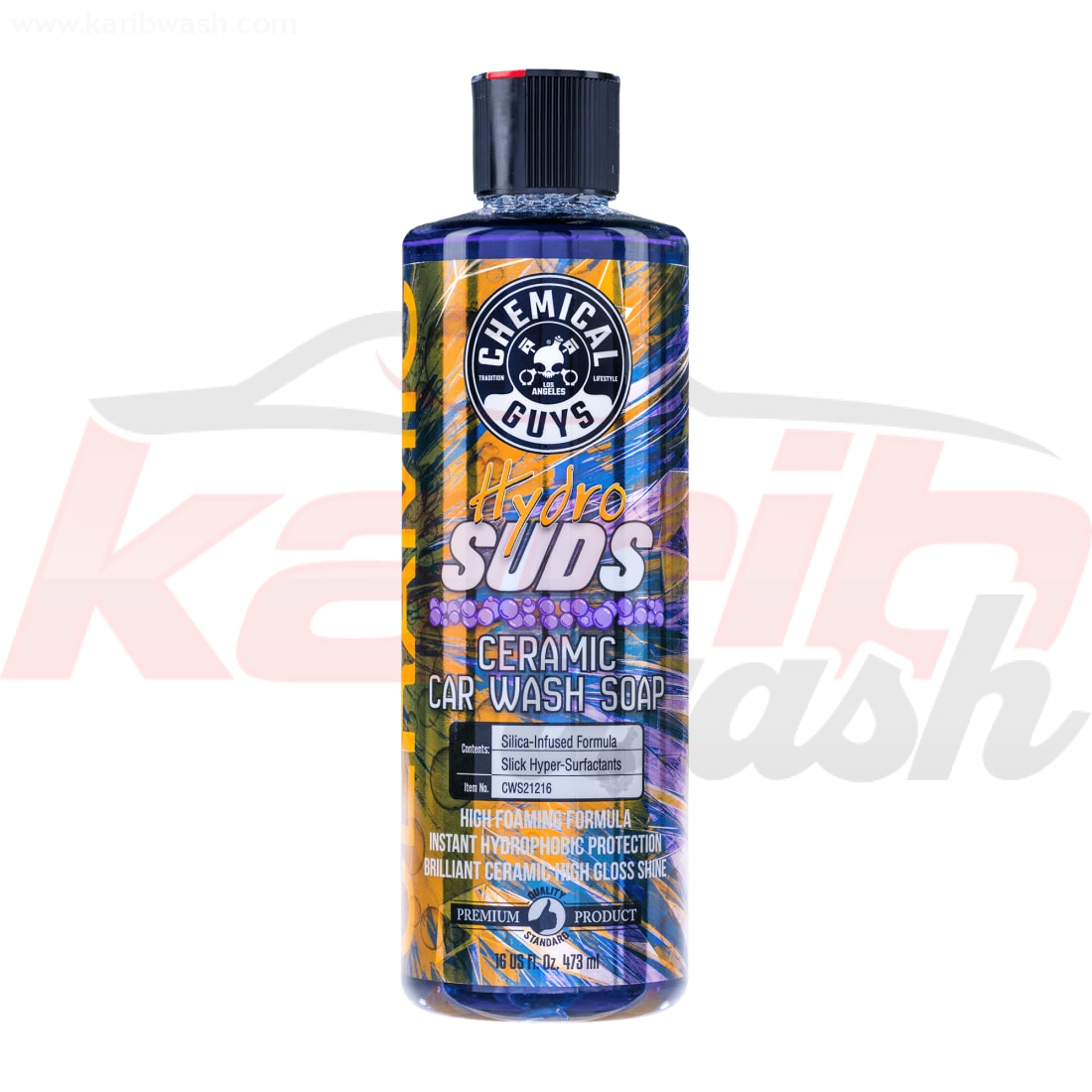 HydroSuds Ceramic Car Wash Soap (16 oz) - CHEMICAL GUYS - KARIBWASH