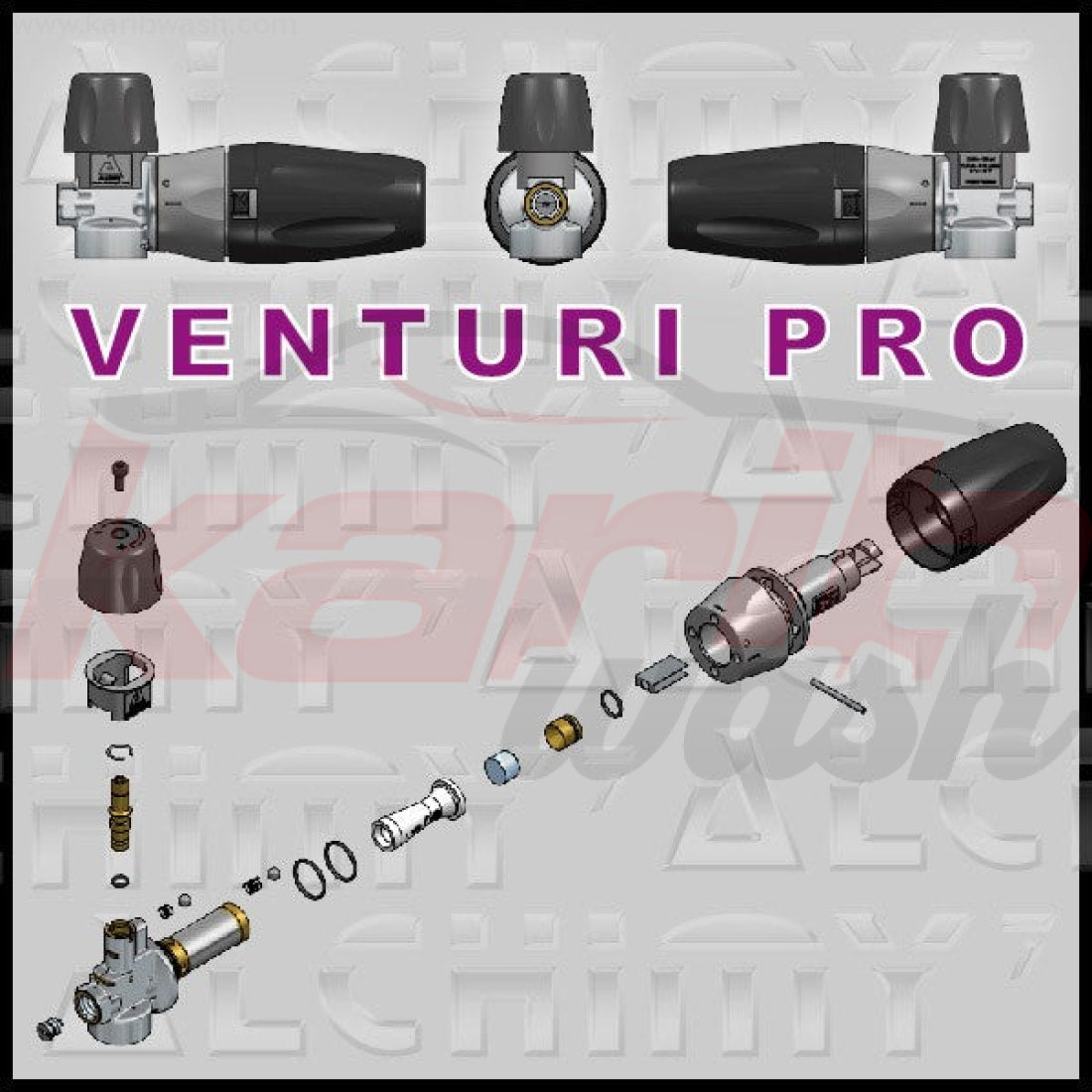 Lance Venturi PRO (2 RÉSERVOIRS DE 1L FOURNIS) - ALCHIMY7 - KARIBWASH