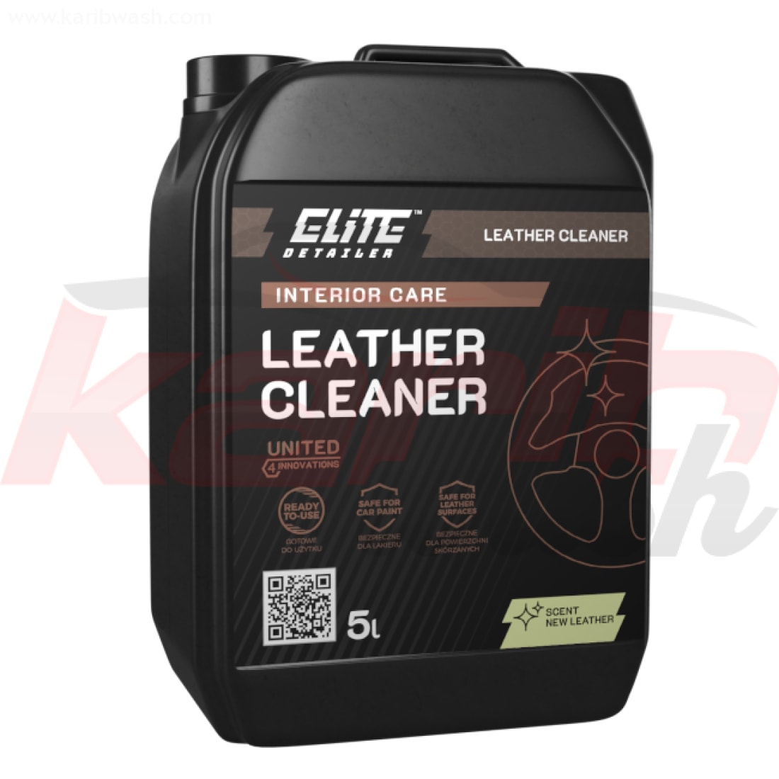 Leather Cleaner - Pour le nettoyage du cuir - ELITE DETAILER - KARIBWASH