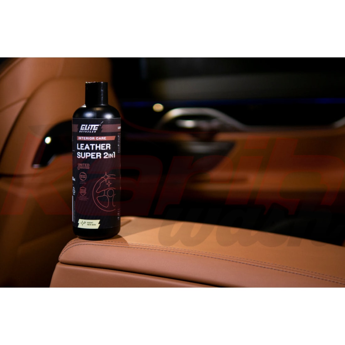 Leather Super 2in1 - Nettoyant Cuir Voiture - 500ML - ELITE DETAILER - KARIBWASH