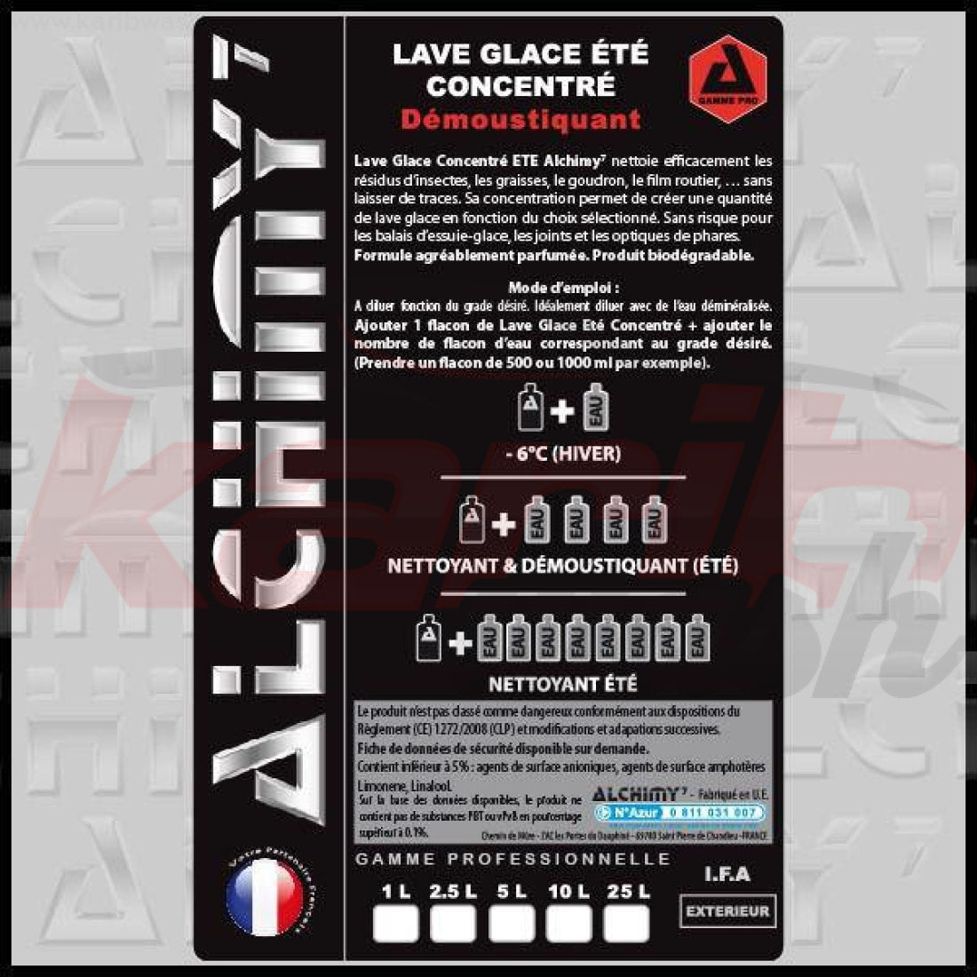 LGE Lave Glace Concentré ETE (Démoustiquant) - ALCHIMY7 - KARIBWASH