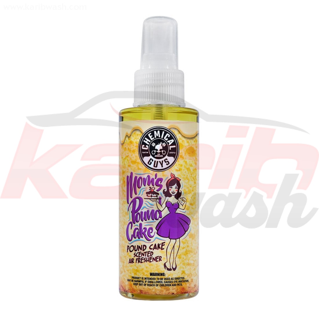 Mom's Pound Cake Air Freshener & Odor Eliminator (4 oz) - CHEMICAL GUYS - KARIBWASH