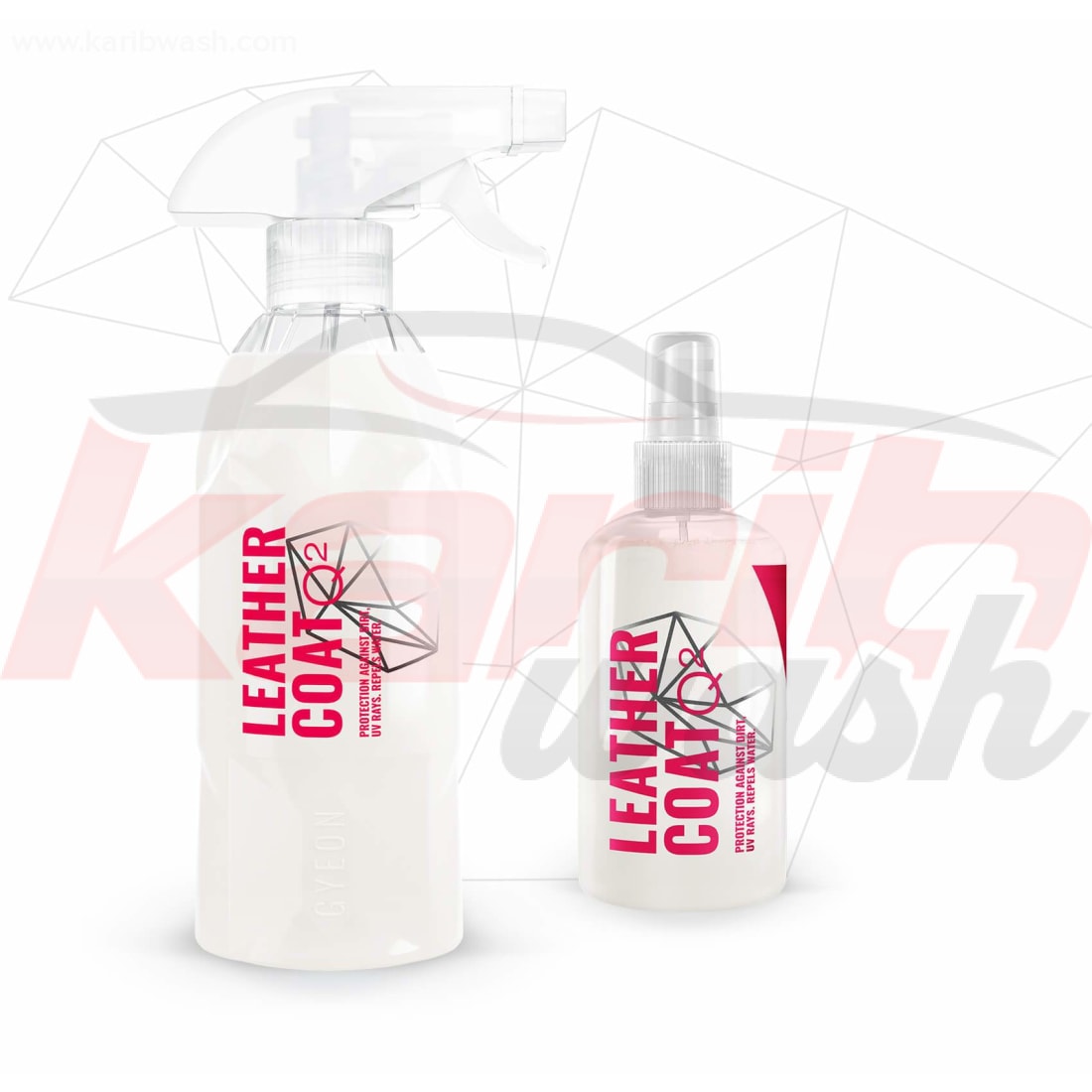 Q² Leather Coat - GYEON - KARIBWASH