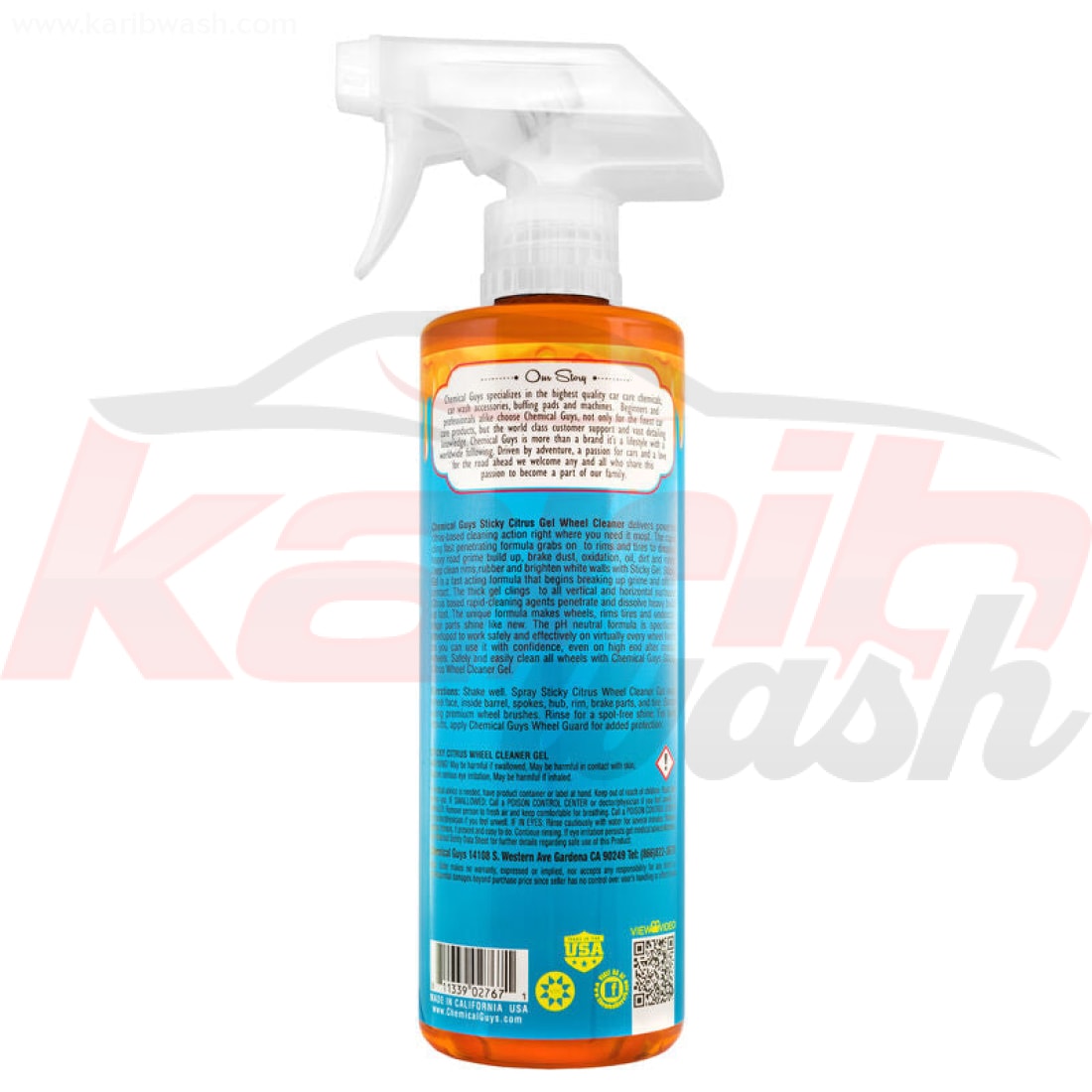 Sticky Citrus Gel Wheel Cleaner CHEMICAL GUYS - KARIBWASH